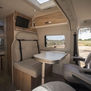 Fiat Ducato Seating and Dining area