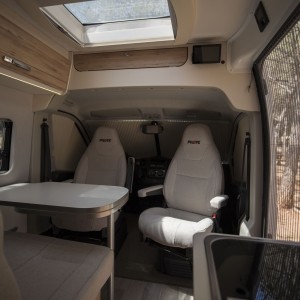 Fiat Ducato Living area with mosquito net