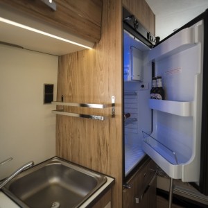Fiat Ducato Equipped kitchen with a fridge