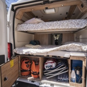 Fiat Ducato Beds and Storage area