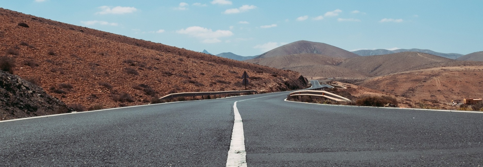 Endless road perfect for Camper vans